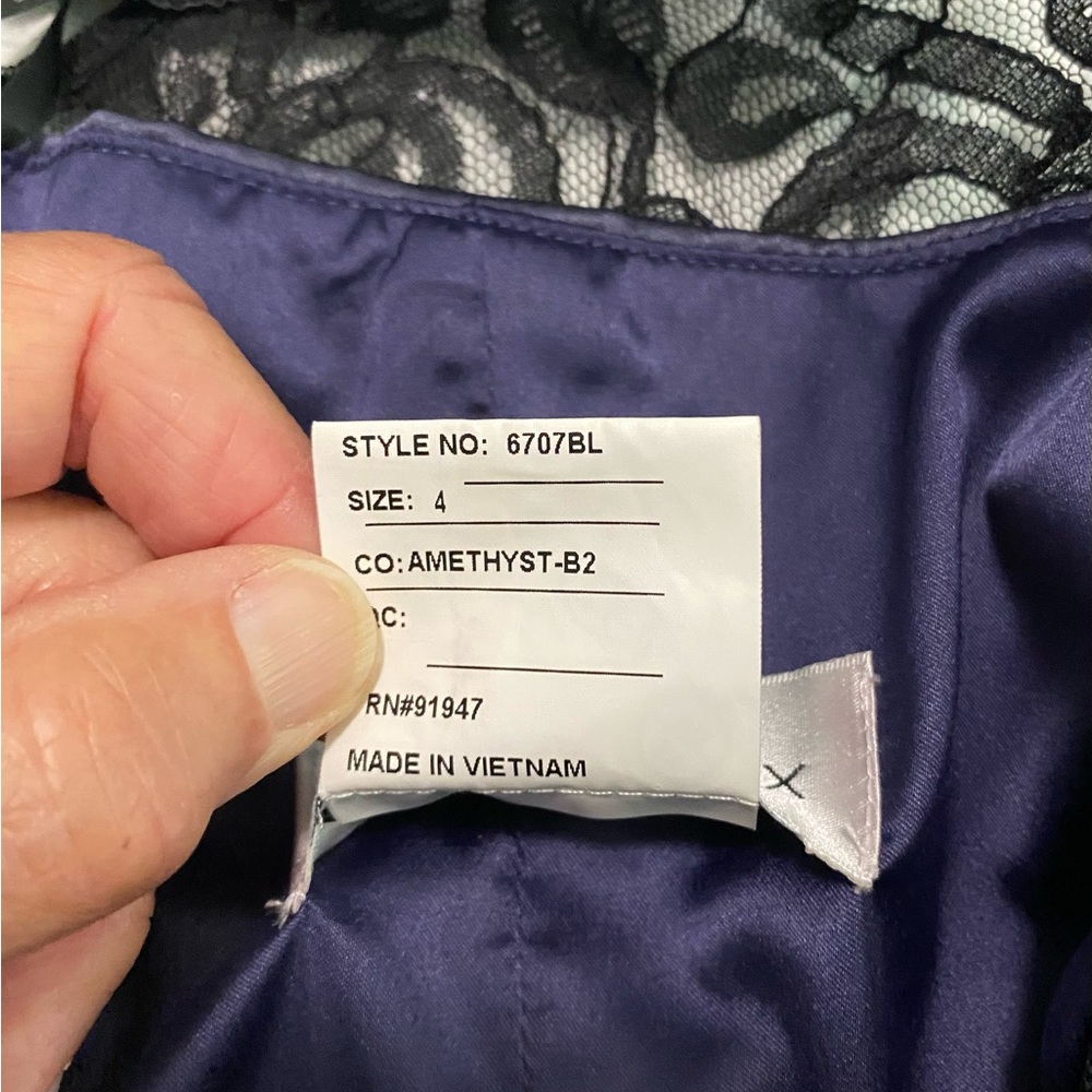 After Six amethyst dress - Picture 8 of 8